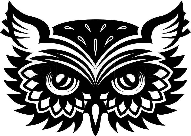 owl head clip art - photo #19