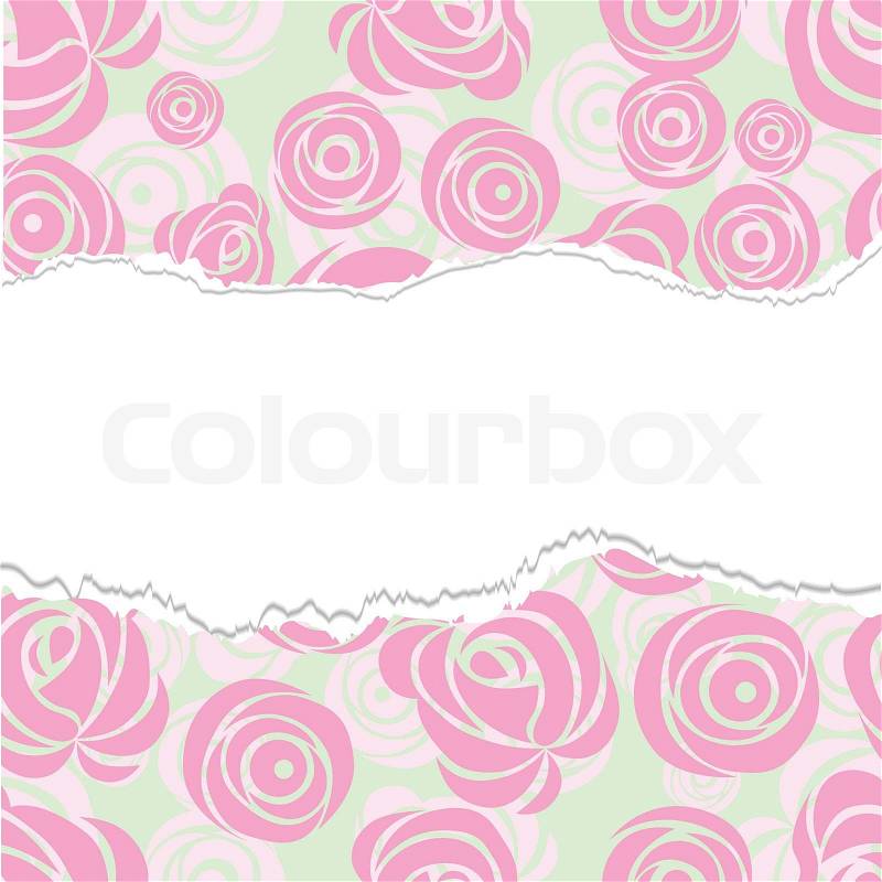 Pink Wallpaper on Pattern Fabric Texture Floral Vintage Design Cute Wallpaper Cartoon
