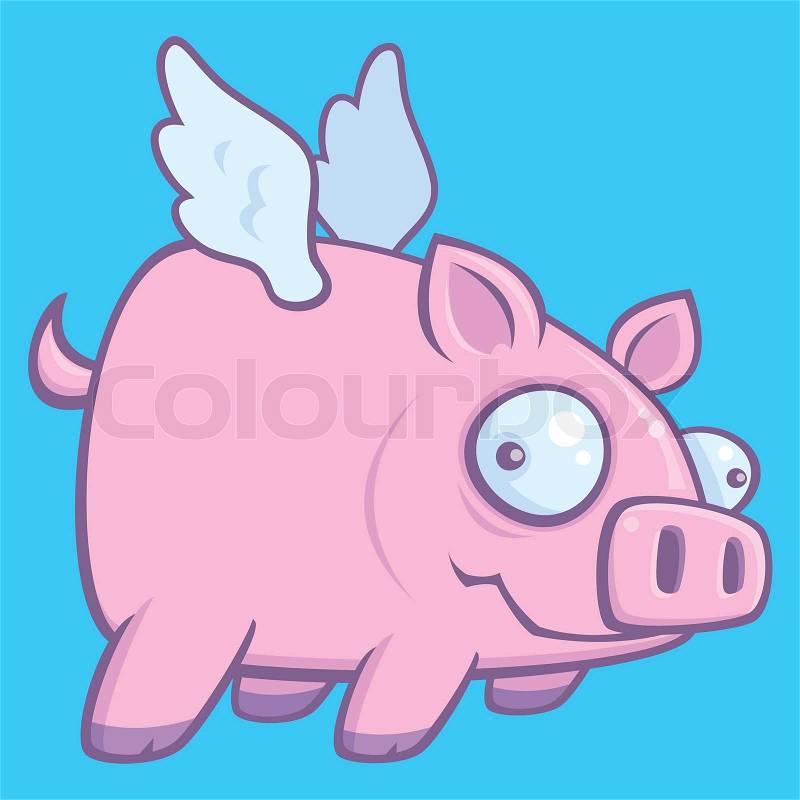 when pigs fly clipart - photo #41