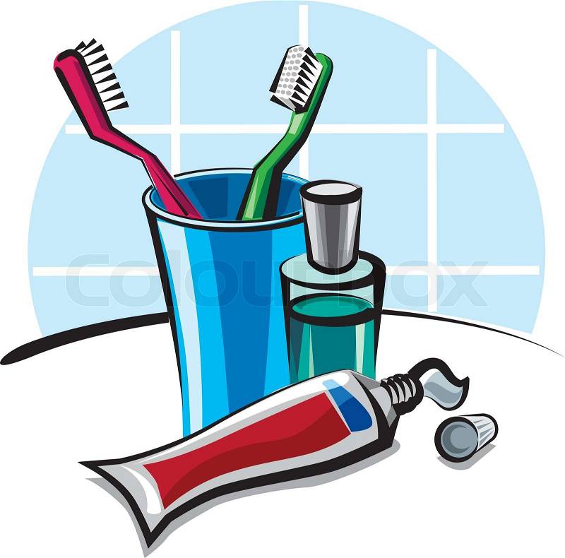 clipart toothbrush and toothpaste - photo #29