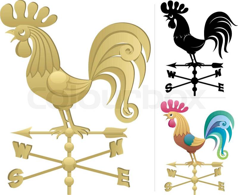 rooster weathervane clipart - photo #10