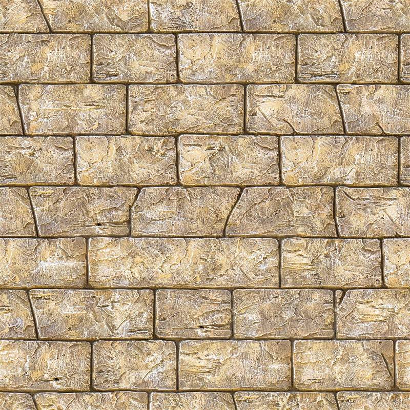 6535010 seamless texture of brown decorative bricks wall