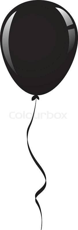 clip art balloons black - photo #32