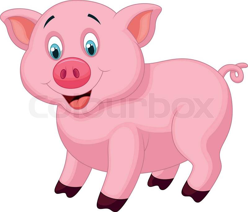 clipart cochon rose - photo #6