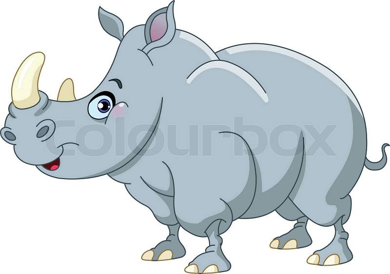 free baby rhino clipart - photo #33