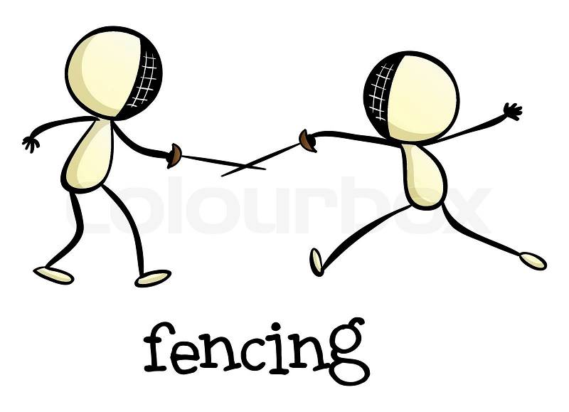 fencing sport clipart - photo #33
